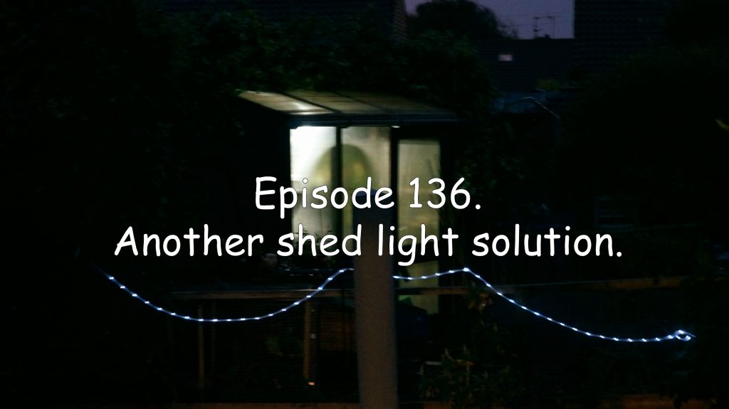 Episode 136 of the veg grower podcast and I have another solution for a shed light.