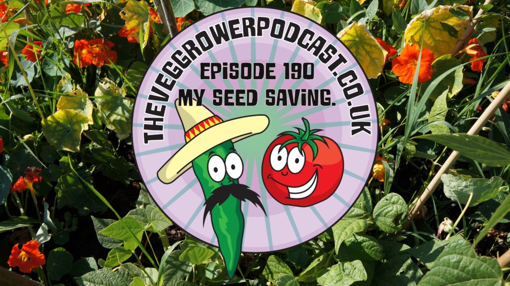 Join me in this weeks podcast where I discuss my seed saving experience. I also share the latest on the allotment and vegetable pots
