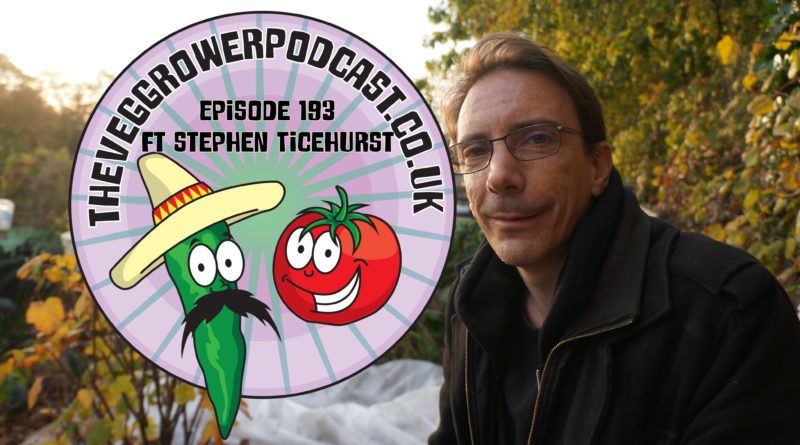 Join me in this weeks vegetable gardening podcast where I chat to fellow allotmenteer Stephen Ticehurst. I also share the latest progress on my plots.