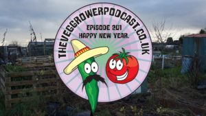 Join me in this weeks veg growing podcast where I welcome in the new year by looking over my notes for the last year.