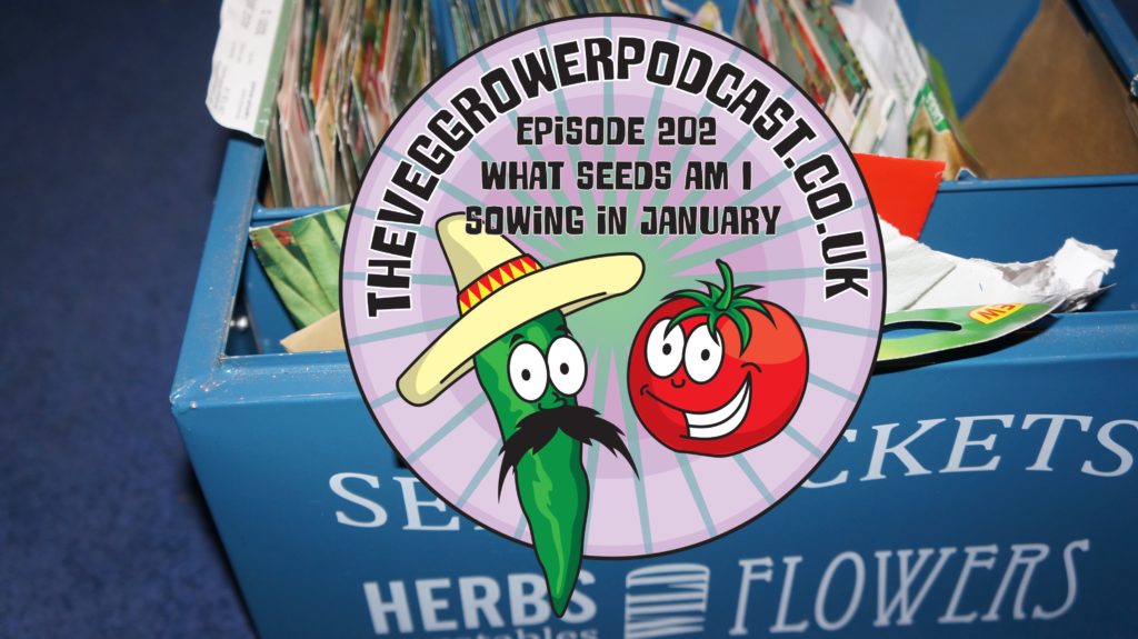 Join me in this weeks podcast where I discuss my seed sowing plans for January. I also share the latest on the allotment and vegetable patch.