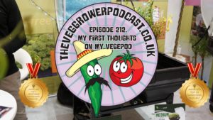 Join me in this weeks vegetable gardening podcast where I shall discuss my thoughts on my vegepod. I also share the latest on the allotment and vegetable patch.