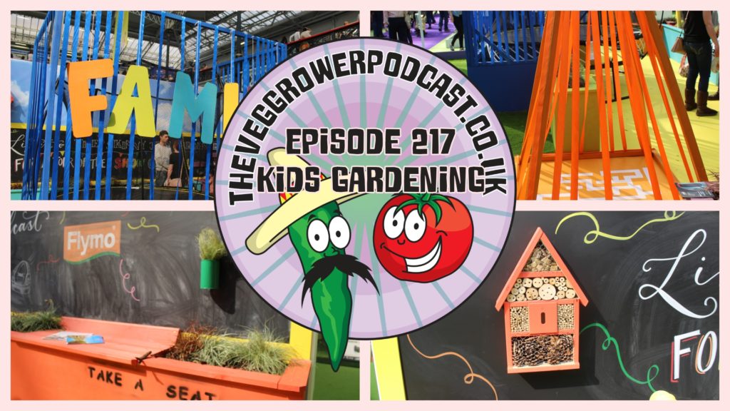 Join me in episode 217 where Ill be chatting to Lee Connelly aka the skinny jean gardener about keeping kids entertained in the garden. I also share the latest on my allotment and vegetable patch.
