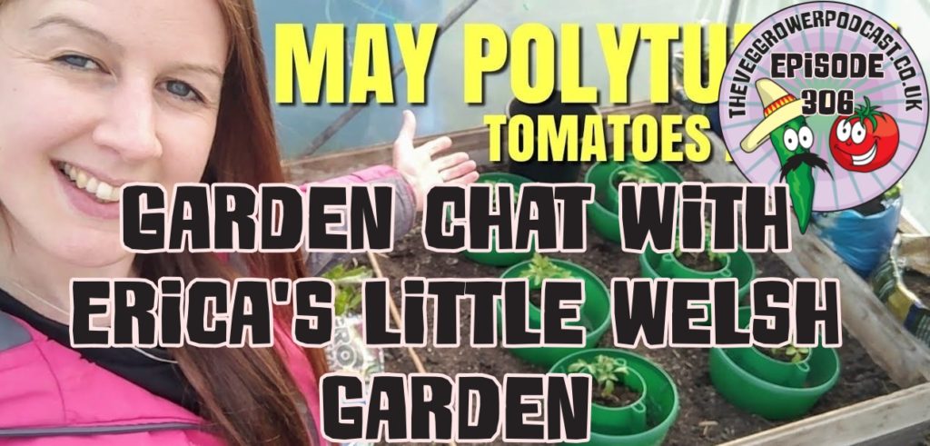 In today's podcast I am joined in the podding shed by Youtuber Erica's little welsh garden.