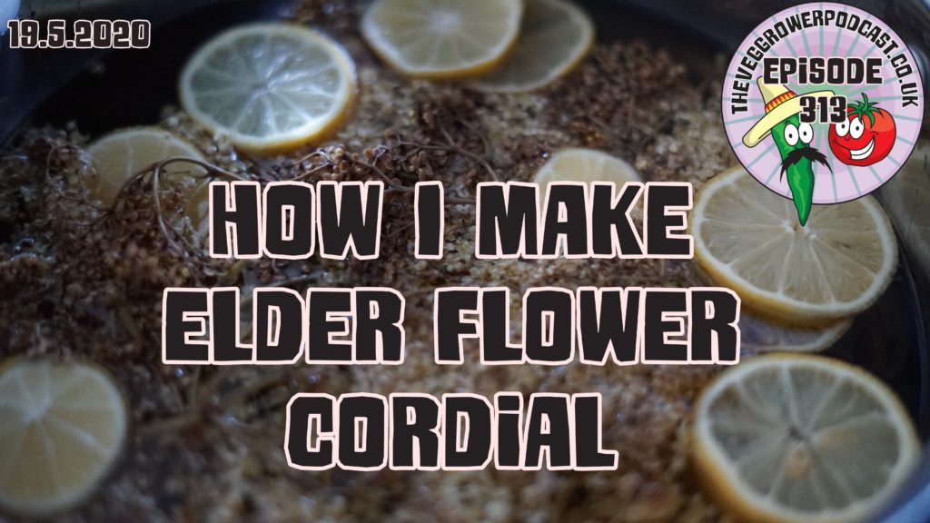Join me in today's podcast where I share how I make elder flower cordial. I also share the latest from the plots.