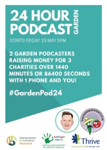 the dates set for our 24 hour podcast live stream in aid for 3 charities but we need your help too. details in this blog post.