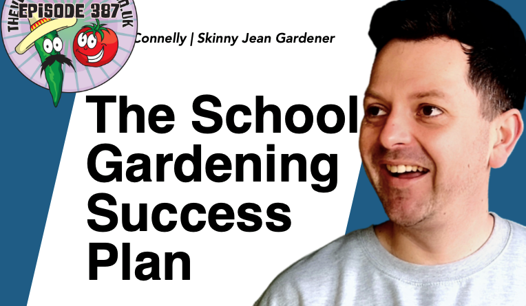In this weeks podcast I am joined by lee Connolly aka The Skinny Jean Gardener. Lee has launched his school gardening success plan. A system designed for helping primary school teachers teach children about gardening. We also have the latest from the plots.