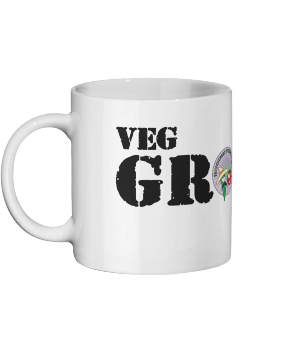 Ceramic Mug 11oz Veg grower army logo