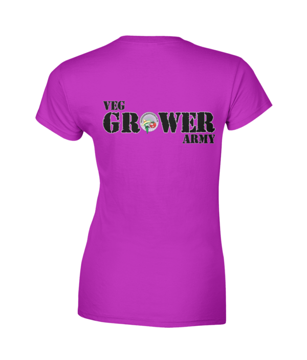 Gildan SoftStyle® Ladies Fitted Ringspun T-Shirt veg grower army - Image 2