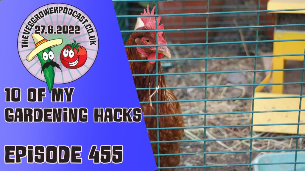 Join Richard in this weeks veg grower podcast. This week Richard is sharing his top 10 gardening hacks as well as the latest from the plots.