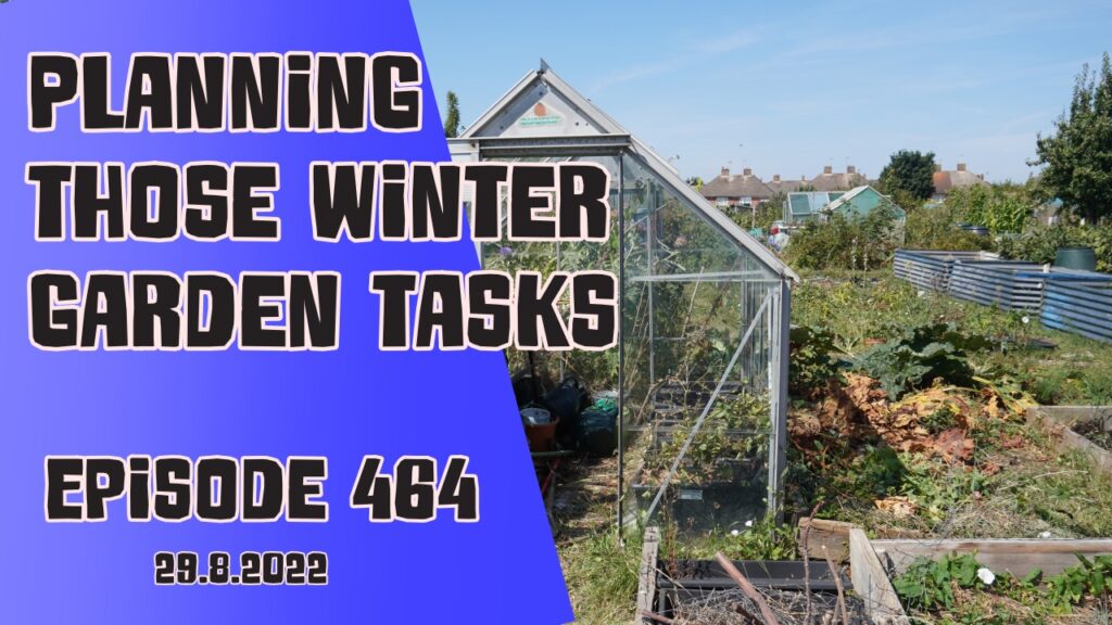 In this weeks podcast Richard is turning his attention to planning those winter garden tasks particularly the infrastructure jobs. after its easier when so much is dormant.