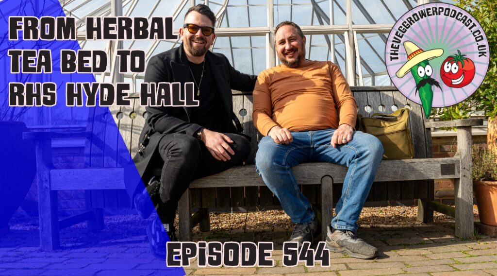In this weeks podcast as Richard creates a herbal tea bed from a Belfast sink and is explores RHS Hyde Hall with the skinny Jean Gardener