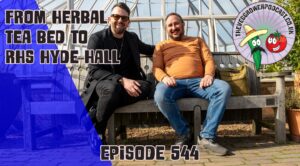In this weeks podcast as Richard creates a herbal tea bed from a Belfast sink and is explores RHS Hyde Hall with the skinny Jean Gardener