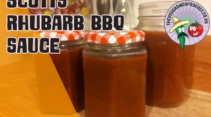 This weeks recipe is Scott's rhubarb BBQ sauce. With BBQ season just around the corner and rhubarb in plentiful supply why not give this a go