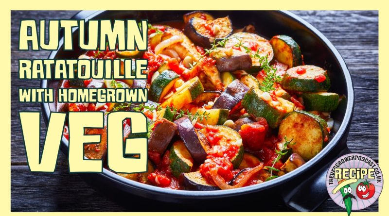 This autumn ratatouille is a great way to make a dish using all those lovely homegrown vegetables you may have in aubendance.