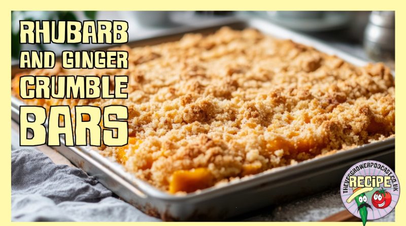Celebrate early spring with these rhubarb and ginger crumble bars, a warming bake perfect for April harvests. Easy to make and flavourful
