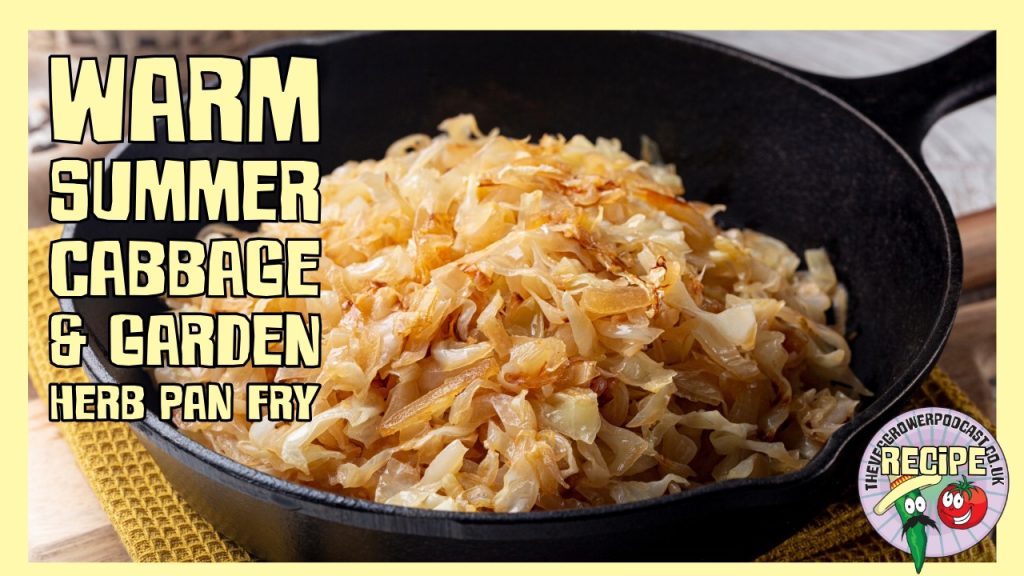 Try this tasty delious summer canbbage and hgarden herb pan fry, to use up those delicous cabbages you have growing in your garden.