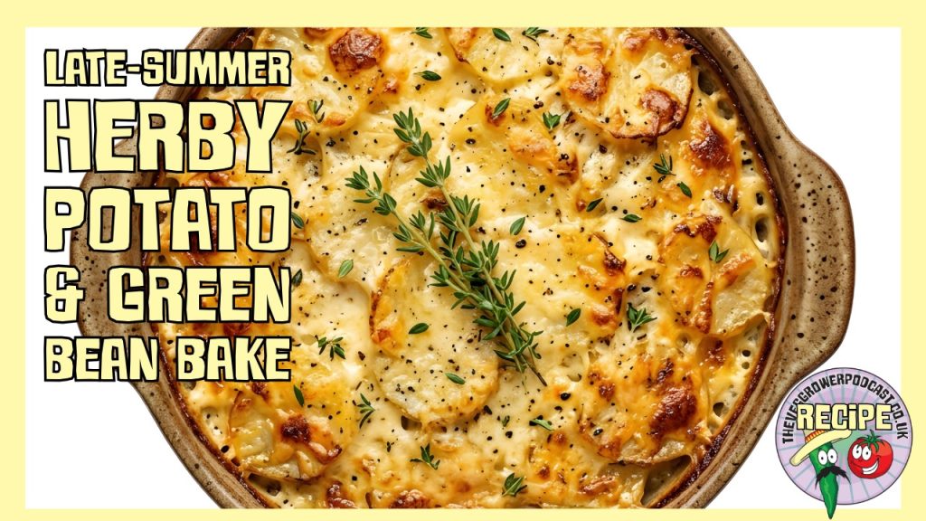 This weeks recipe is a lates summer Herby Potato & Green Bean Bake. Perfect for some of those late summer harvests.